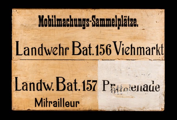 Instruktionen zur Mobilmachung für die Thurgauer Landwehr Bataillone 156 und 157 während des Ersten Weltkriegs